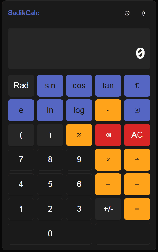 Calculator Website